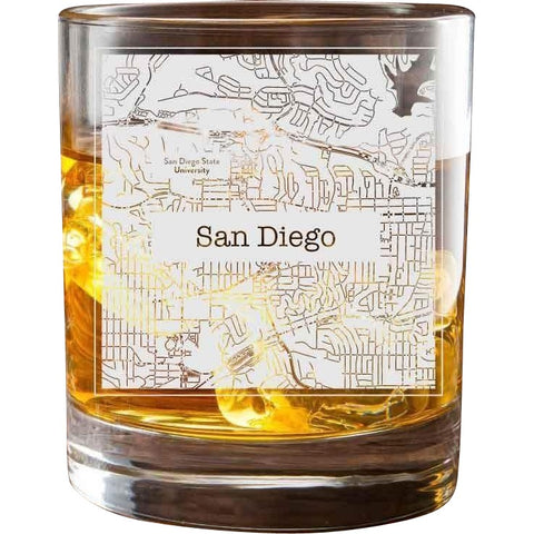 San Diego Whiskey Glasses - 2 Set